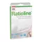RATIOLINE Obloga za rane 15x10 cm, sterilna, 5 kosov