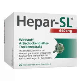 HEPAR-SL 640 mg filmsko obložene tablete, 20 kosov