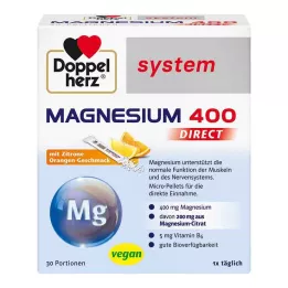 DOPPELHERZ Magnezij 400 DIRECT sistemski peleti, 30 kosov