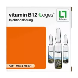 VITAMIN B12-LOGES Raztopina za injiciranje, ampule, 10X2 ml