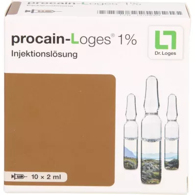 PROCAIN-Loges 1 % raztopina za injiciranje, ampule, 10X2 ml