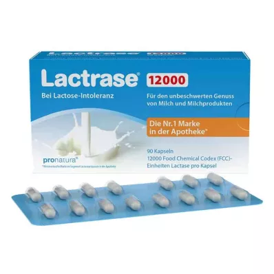 LACTRASE 12.000 FCC Kapsule, 90 kosov