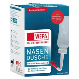 WEPA Nosni tuš z 10x2,95 g soli za izpiranje nosu, 1 P