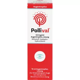 POLLIVAL 0,5 mg/ml raztopina za kapljice za oči, 10 ml