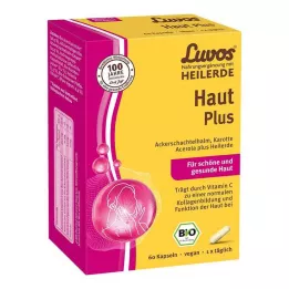 LUVOS Zdravilna zemlja Organic Skin Plus kapsule, 60 kapsul
