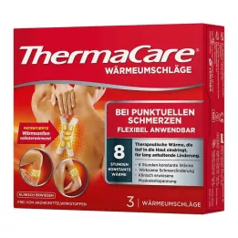 THERMACARE za lokalno bolečino, 3 kosi