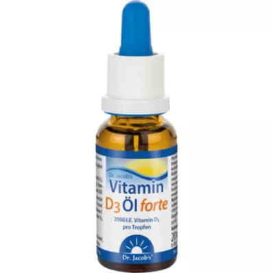 VITAMIN D3 ÖL forte Dr. Jacobove kapljice, 20 ml