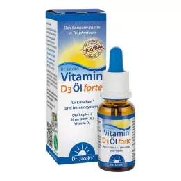 VITAMIN D3 ÖL forte Dr. Jacobove kapljice, 20 ml