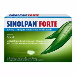 SINOLPAN forte 200 mg enterično obložene mehke kapsule, 21 kosov