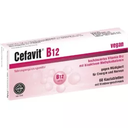 CEFAVIT B12 žvečljive tablete, 60 kapsul