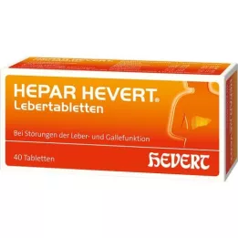 HEPAR HEVERT Jetrne tablete, 40 kosov