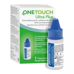 ONE TOUCH Medij za kontrolno raztopino Ultra Plus, 3,8 ml