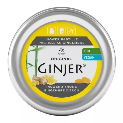 Ginger Ginjer Lemon Pastile, 40 g Ginger Ginjer Lemon Pastile, 40 g