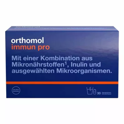 Orthomol Immune na granulo/kapsulo, 30 kos