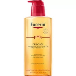 EUCERIN pH5 olje za prhanje za občutljivo kožo s črpalko, 400 ml