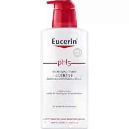 EUCERIN pH5 Lotion F za občutljivo kožo s črpalko, 400 ml