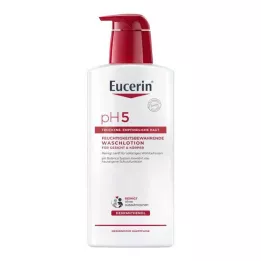 EUCERIN pH5 losjon za umivanje za občutljivo kožo s črpalko, 400 ml