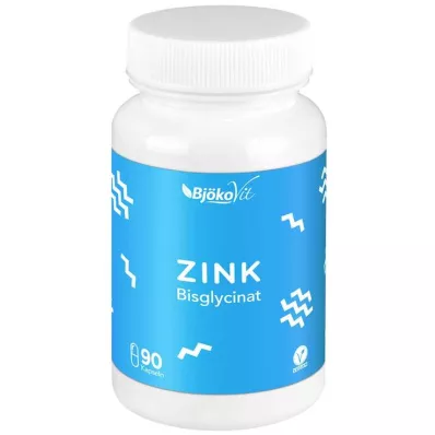 ZINK BISGLYCINAT 25 mg veganske kapsule, 90 kosov