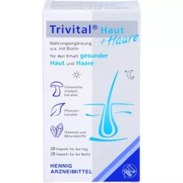 TRIVITAL Skin+Hair Capsules, 56 kapsul