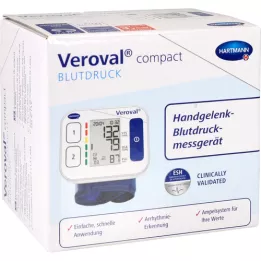 VEROVAL kompaktni zapestni merilnik krvnega tlaka, 1 kos