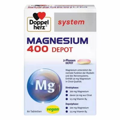 Doppelherz sistem Magnezij 400 depo tablete, 60 kom Doppelherz sistem Magnezij 400 depo tablete, 60 kom
