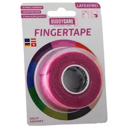 FINGERTAPE brez lateksa BUDDYCARE MED roza, 1 kos