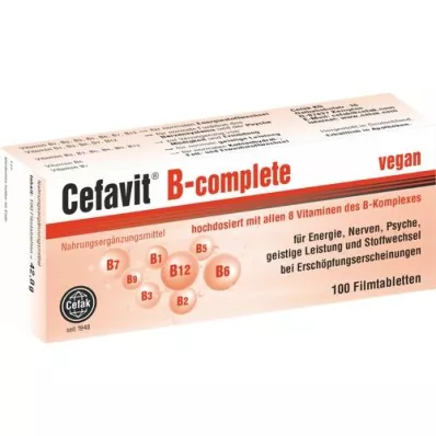 CEFAVIT B-kompletne filmsko obložene tablete, 100 kosov