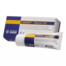 LAVANID Gel za rane z 0,04-odstotnim poliheksanidom, 1X40 g