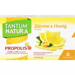 TANTUM NATURA Propolis z limono &amp; Z okusom medu, 15 kosov