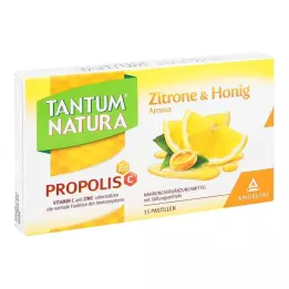 TANTUM NATURA Propolis z limono &amp; Z okusom medu, 15 kosov