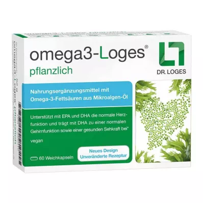 OMEGA3-Loges rastlinske kapsule, 60 kos