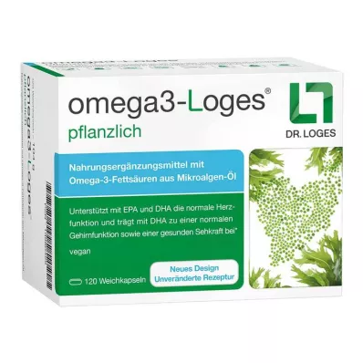 OMEGA3-Loges rastlinske kapsule, 120 kapsul