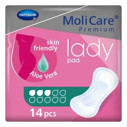 MOLICARE Premium damska blazinica 3 kapljice, 14 kosov