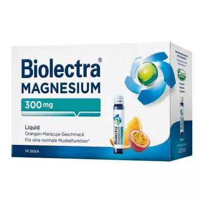 BIOLECTRA Magnezij 300 mg tekočina, 14 kosov BIOLECTRA Magnezij 300 mg tekočina, 14 kosov