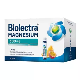 BIOLECTRA Magnezij 300 mg tekočina, 28 kosov