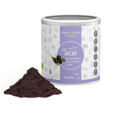 ACAI 100 % organski prah brez nosilcev, 80 g