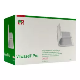 VLIWAZELL Pro superabsorb.compress.sterile 15x20 cm, 10 kosov