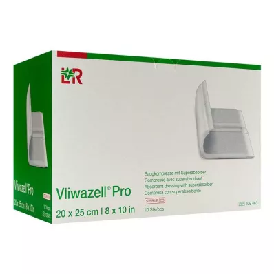 VLIWAZELL Pro superabsorb.compress.sterile 20x25 cm, 10 kosov VLIWAZELL Pro superabsorb.compress.sterile 20x25 cm, 10 kosov