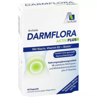 DARMFLORA Active Plus 100 milijard bakterij + 7 vitaminov, 40 kosov