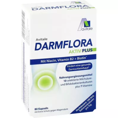 DARMFLORA Active Plus 100 milijard bakterij + 7 vitaminov, 80 kosov