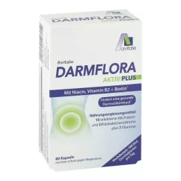 DARMFLORA Active Plus 100 milijard bakterij + 7 vitaminov, 80 kosov