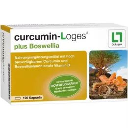 CURCUMIN-LOGES plus Boswellia kapsule, 120 kapsul