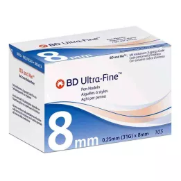 BD ULTRA-FINE Igle za pisala 8 mm 31 G 0,25 mm, 105 kosov