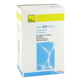 CALCI D3-Denk 1.000 mg/880 I.U. šumeče tablete, 120 kosov