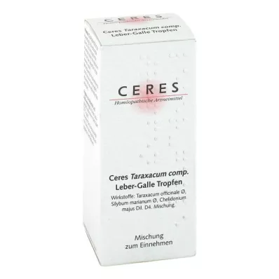 CERES Taraxacum comp. Jetrno-žolčne kapljice, 20 ml