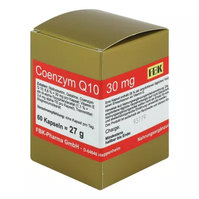 COENZYM Q10 30 mg kapsule, 60 kosov