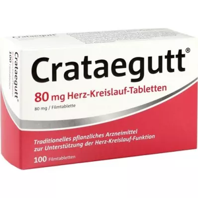 CRATAEGUTT 80 mg tablete za srce in ožilje, 100 kosov