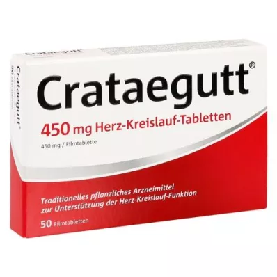 CRATAEGUTT 450 mg tablete za srce in ožilje, 50 kosov