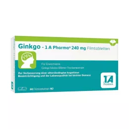 GINKGO-1A Pharma 240 mg filmsko obložene tablete, 60 kosov