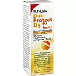 EUNOVA DuoProtect D3+K2 1000 I.U./50 μg kapljic, 11,5 ml
